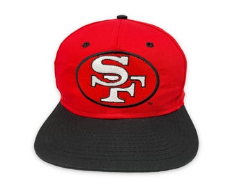 Vintage 49ers Hat 90s Snapback Cap San Francisco NFL H11