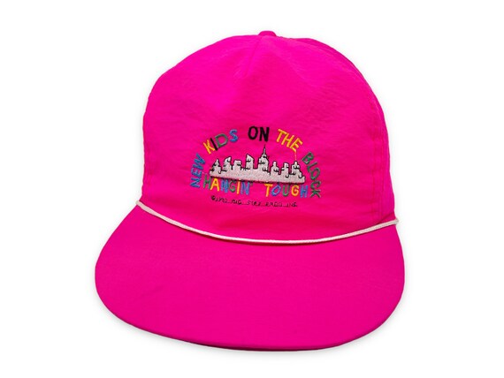 Vintage New Kids On the Block Hat 80s 90s Snapbac… - image 1