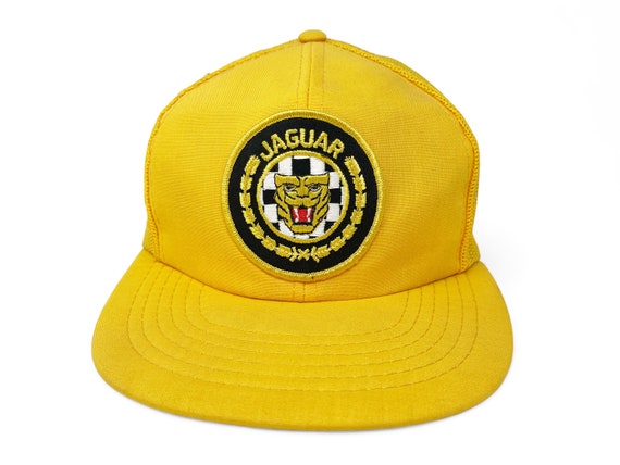 Vintage Jaguar Hat 80s 90s Snapback Trucker Cap H12 Etsy