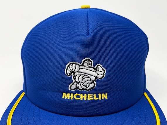 Vintage Michelin Man Hat 80s Snapback Cap Bibendu… - image 2