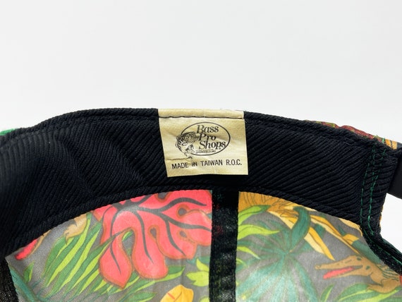 Vintage Bass Pro Shops Hat 90s Snapback Cap Flora… - image 8