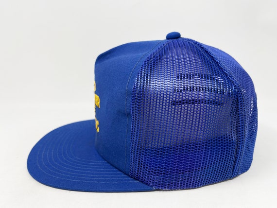 Vintage Fishing Hat 80s 90s Snapback Cap I'd Rath… - image 3
