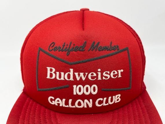 【即日発送】Budweiser 90s 80s キャップ vintage cap Vintage Budweiser Hat 80s 90s Trucker Snapback Cap Beer 1000