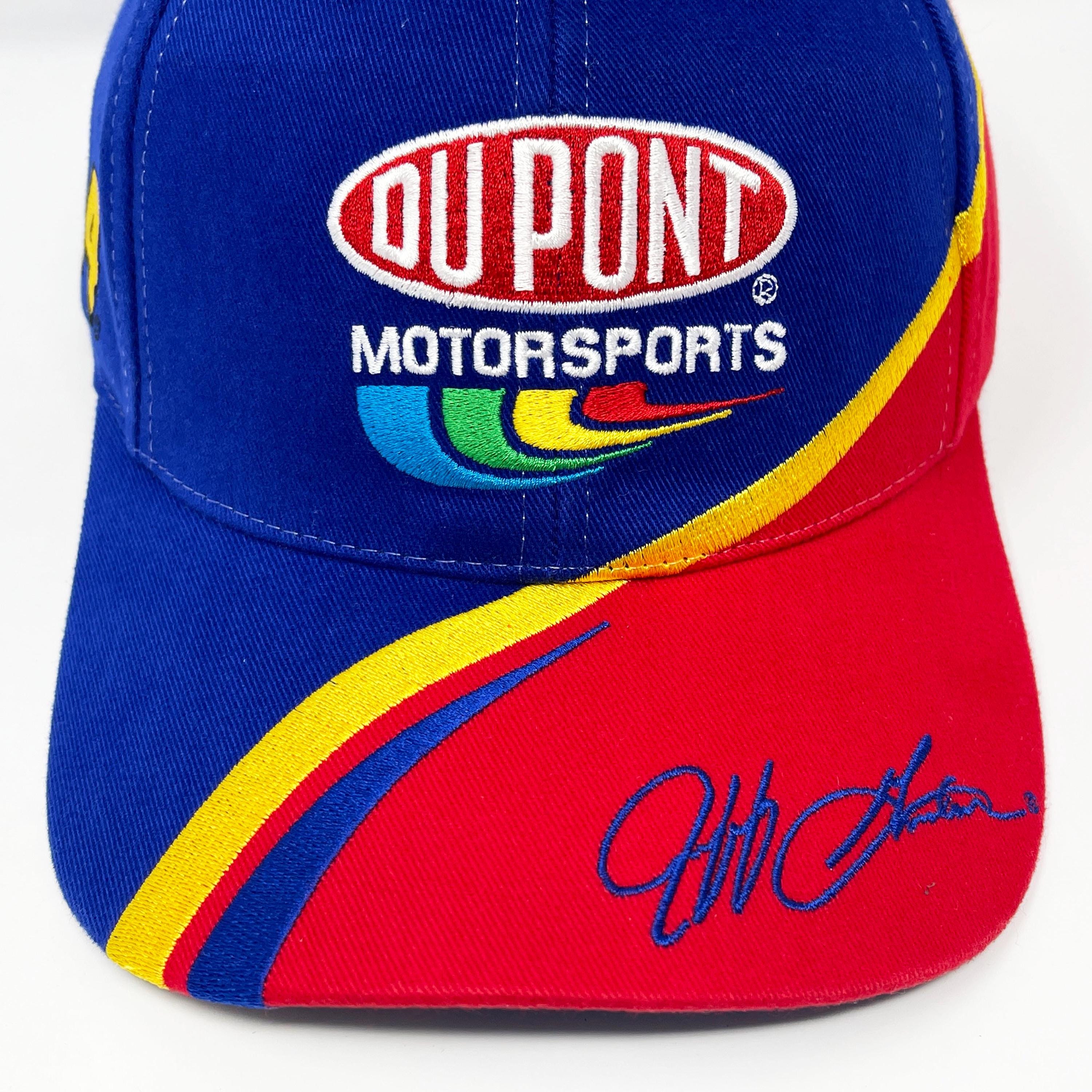 Vintage Jeff Gordon Hat • 90s Y2K NASCAR Racing • Dupont