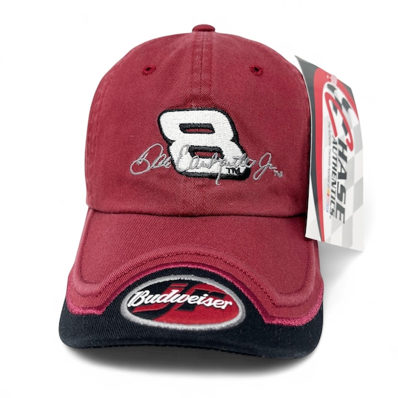 Vintage Dale Earnhardt Jr Hat 00s NASCAR Budweiser Bud Racing