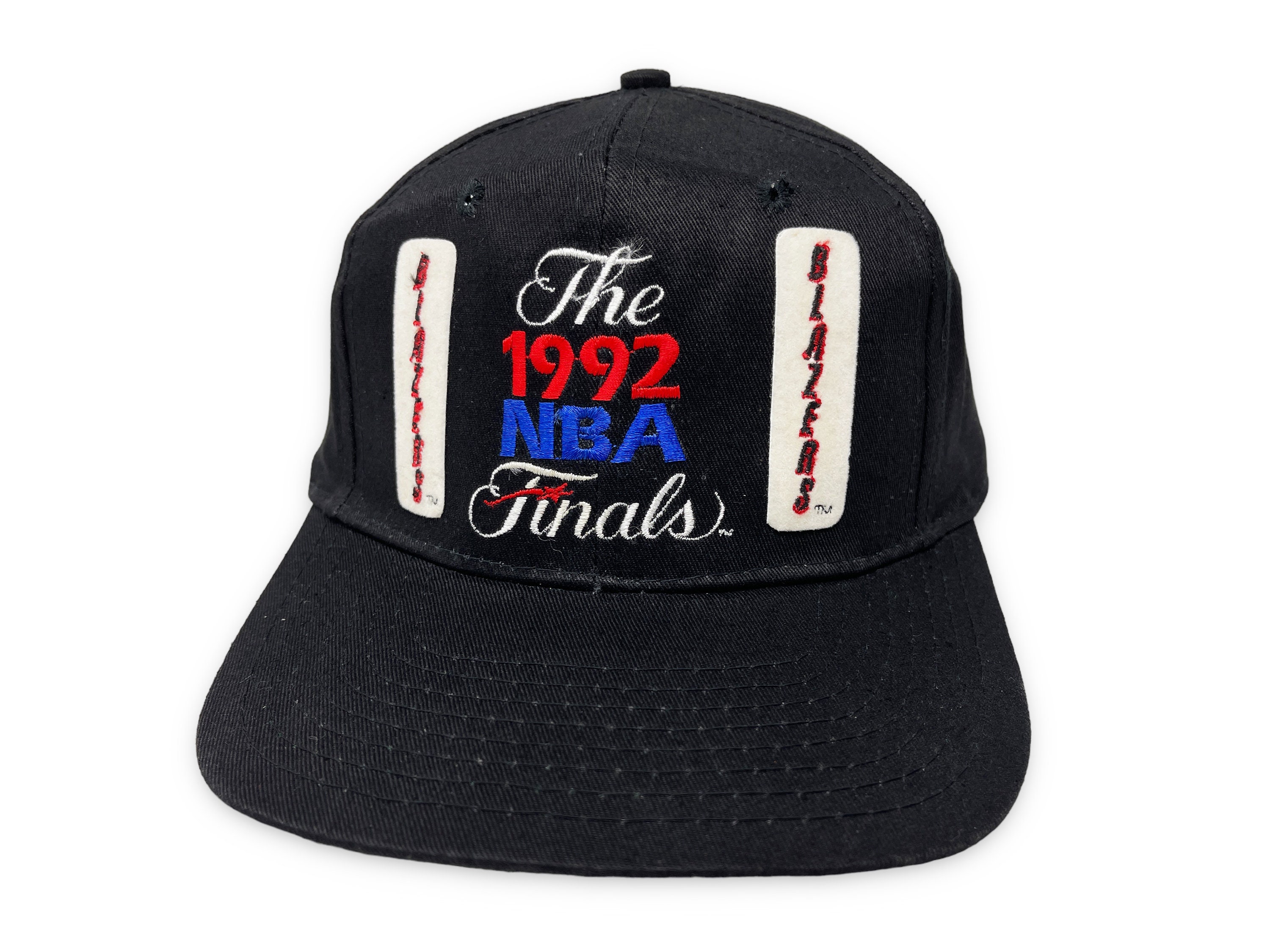 Vtg Portland Trail Blazers 1990 NBA Finals Red Snapback Trucker Hat Cap  Youth