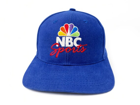 Vintage NBC Sports Hat 90s Strapback Cap Sports S… - image 1