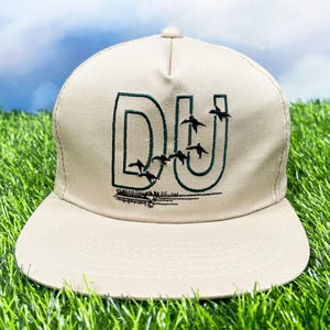 Vintage Ducks Unlimited Hat 90s Snapback Cap Duck Hunting H13