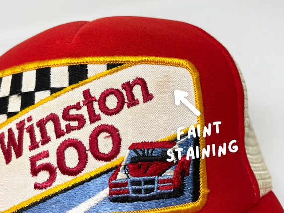 Vintage Winston 500 Hat 80s Racing NASCAR Trucker Sna… - Gem