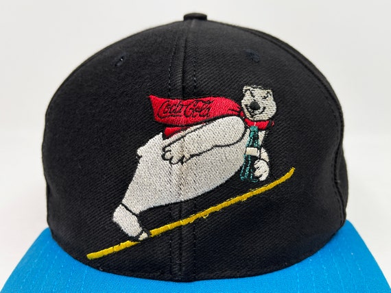 Buy Vintage Coca Cola Polar Bear Hat 90s Snapback Cap Coke Skiing H12  Online in India 