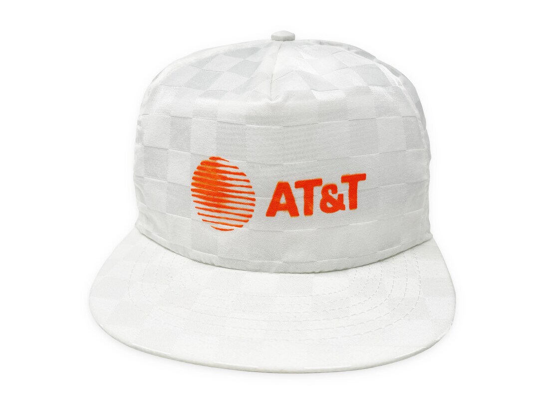Vintage AT&T Hat 80s 90s Checkered Snapback Cap H14 - Etsy