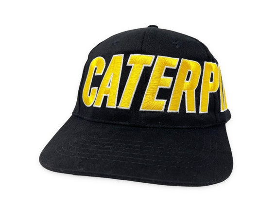 Vintage CAT Racing Hat 90s 00s NASCAR Strapback C… - image 1