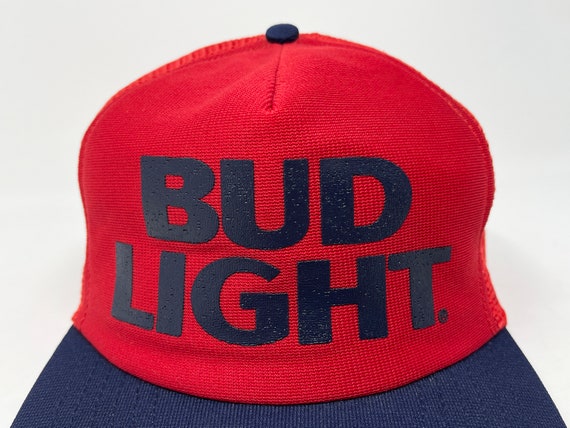 Vintage Bud Light Snapback Hat 80s 90s Budweiser … - image 2