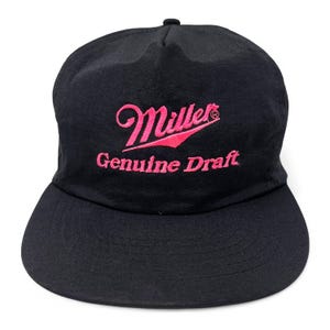 80s Miller hat VTG 80s Miller High Life Racing Team Cap NASCAR Mesh Snap  main image 4