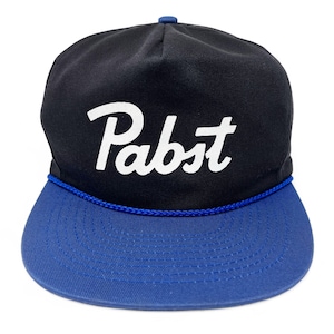 Vintage 90er Pabst Pabst Snapback Cap Pabst Blue Ribbon Beer FADED H06