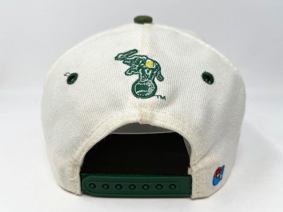 Vintage Oakland A's Hat 90s Snapback Cap MLB Athl… - image 3