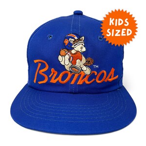 Vintage Denver Broncos Hat 90s Sports Specialties Snapback Cap NBA Kids Boys Ages 3-8 H29