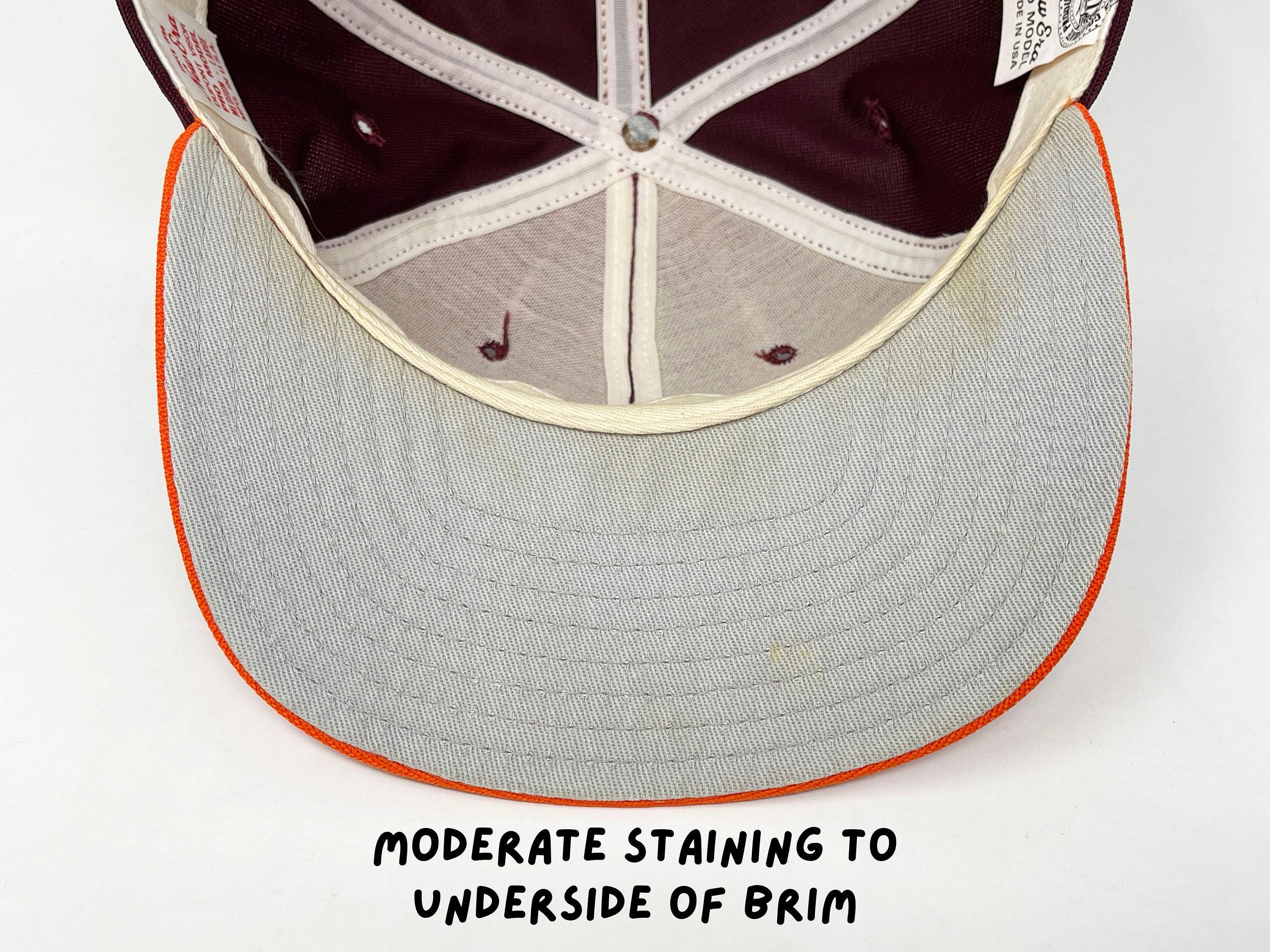 Vintage Virginia Tech Hat 80s Snapback Cap NCAA Hokies New Era