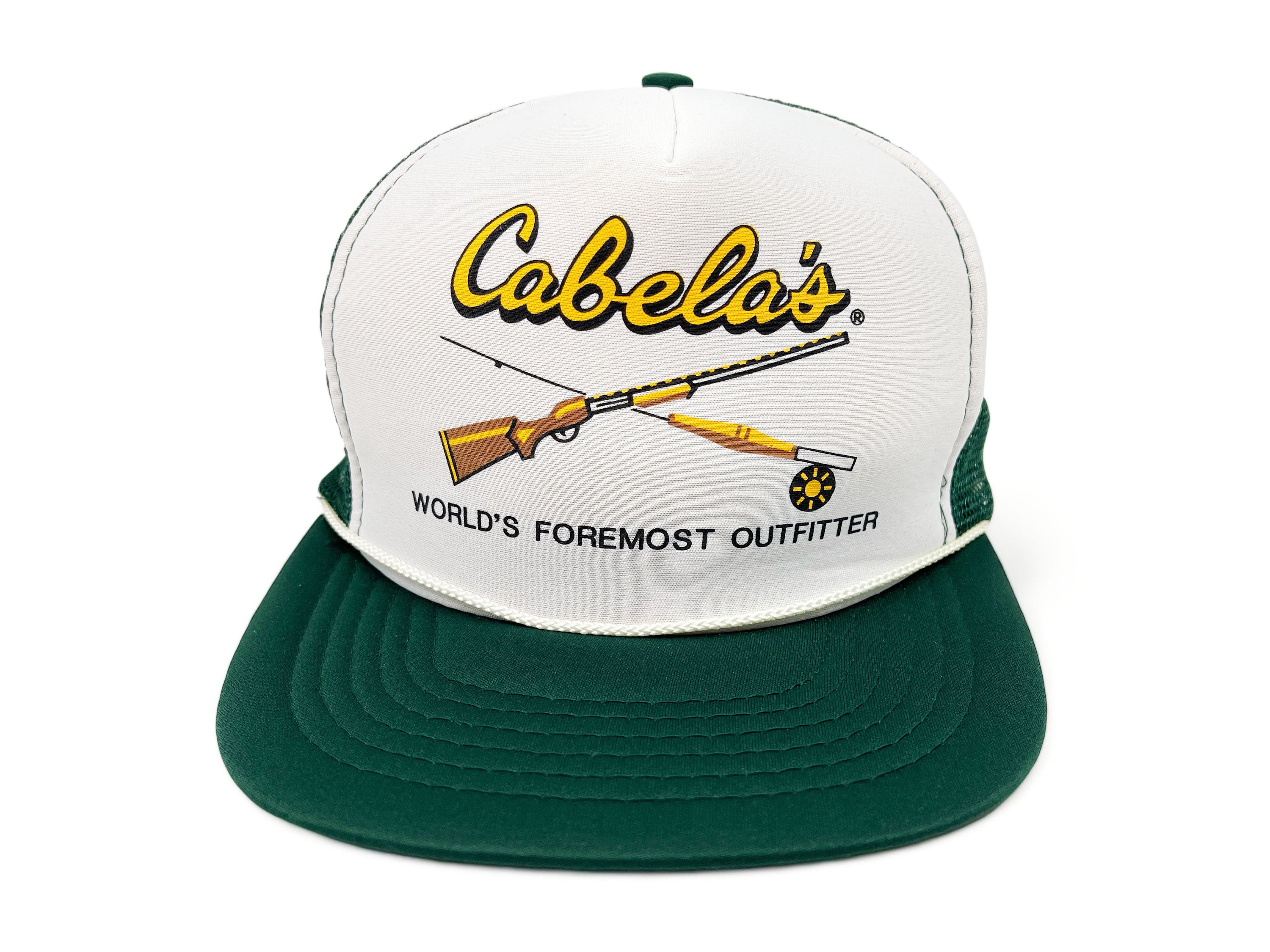 Vintage Cabela's Hat 80s 90s Snapback Trucker Cap Hunting World's Foremost  Outfitter H21 