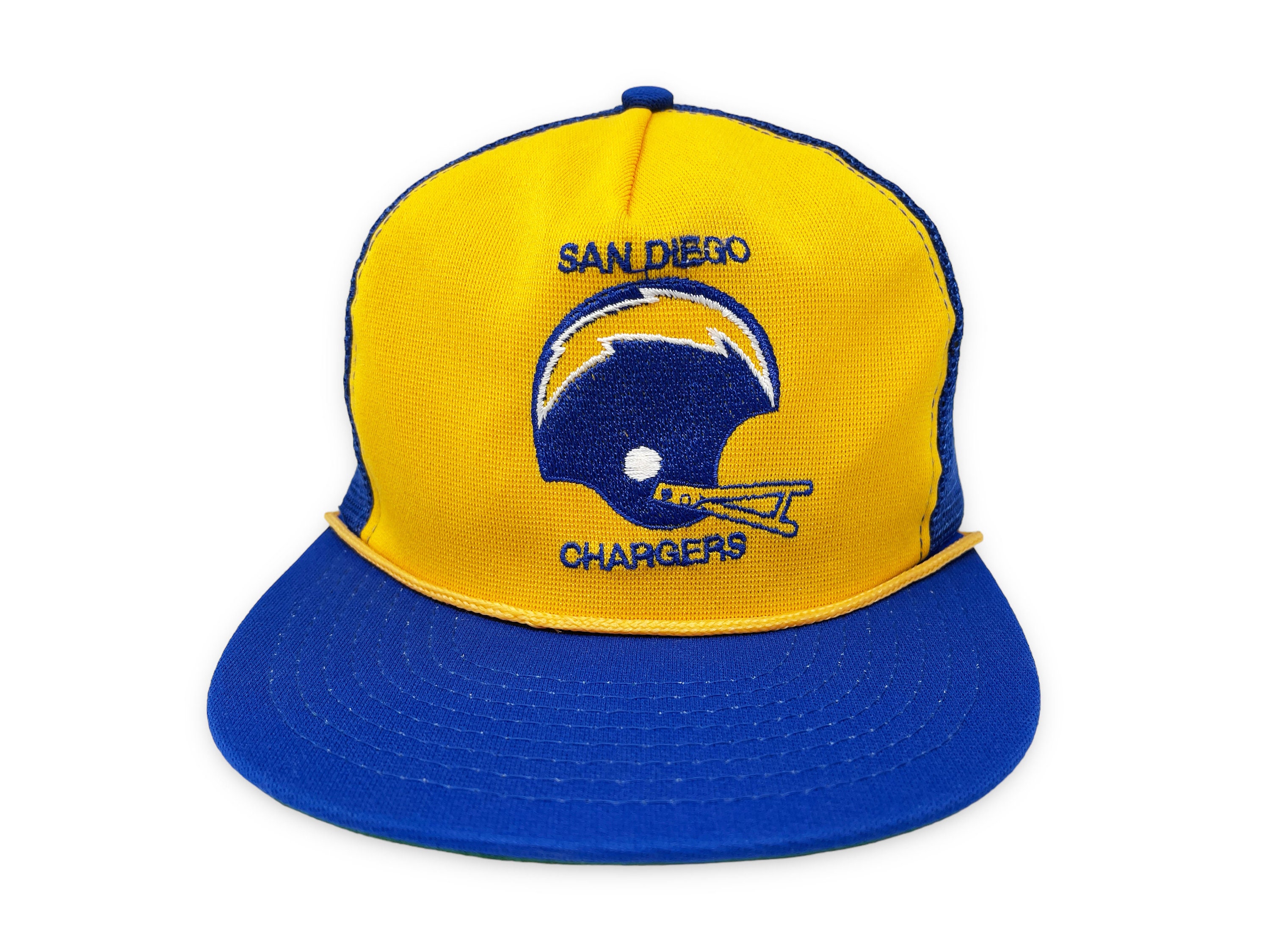 Vintage San Diego Chargers Trucker Hat 80s 90s Snapback Cap NFL