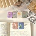 Personalized Birth Flower Bookmark, Leather Magnetic Bookmark, Name Bookmark for Bridesmaid, Book Lover Birthday Gift Book Accessory for Her product logo