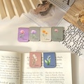 Personalized Birth Flower Bookmark, Leather Magnetic Bookmark, Name Bookmark for Bridesmaid, Book Lover Birthday Gift Book Accessory for Her