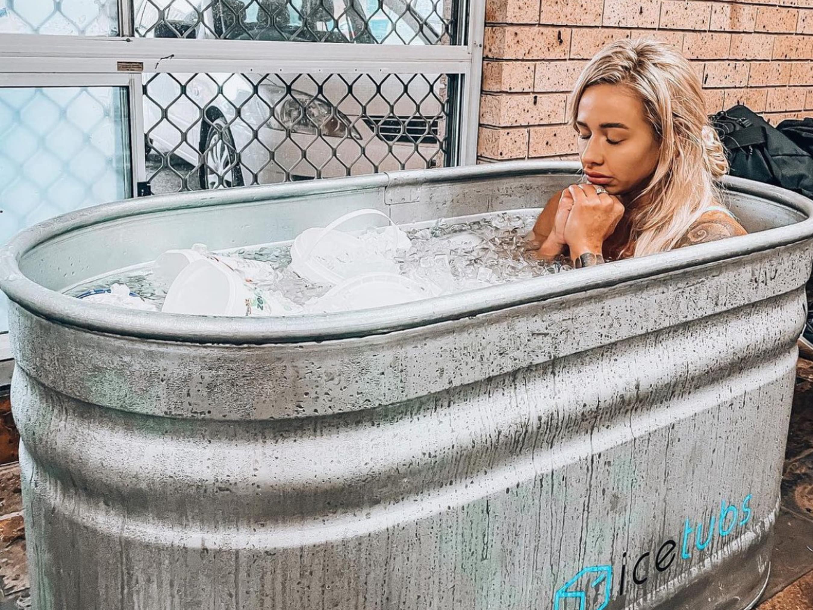 Outdoor Steel Bath, Galvanised Bath, Stock Tank Bath, Stock Tub Bath