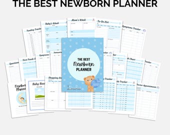 Organize Your Baby's Schedule with our Newborn Tracker Bundle - Instant Download