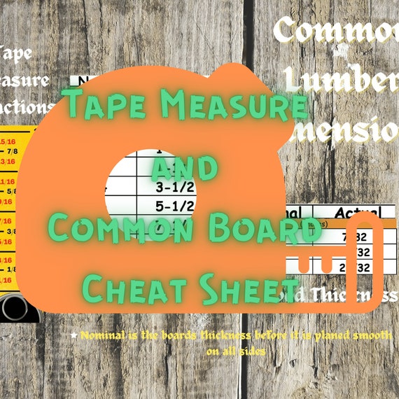 How to Read a Tape Measure in Inches (FREE Cheatsheet!)