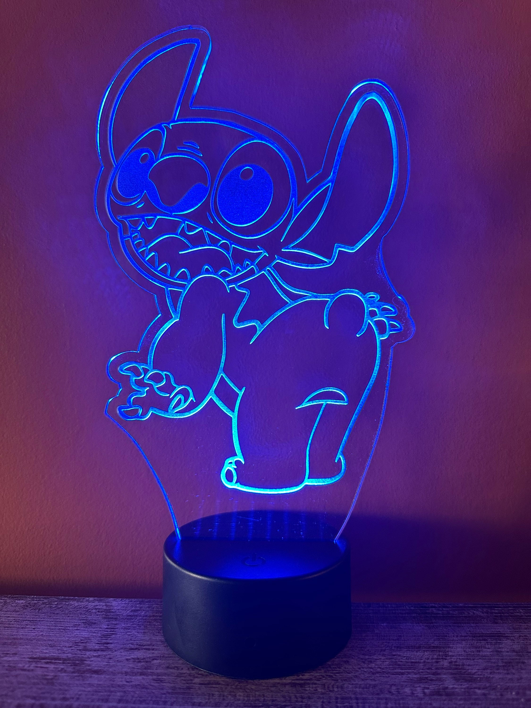 Stitch Night Light, 3D LED Light Lilo Stitch Gifts LED Intelligent