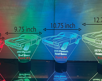 1973-74 Plymouth Road Runner Customized LED light.