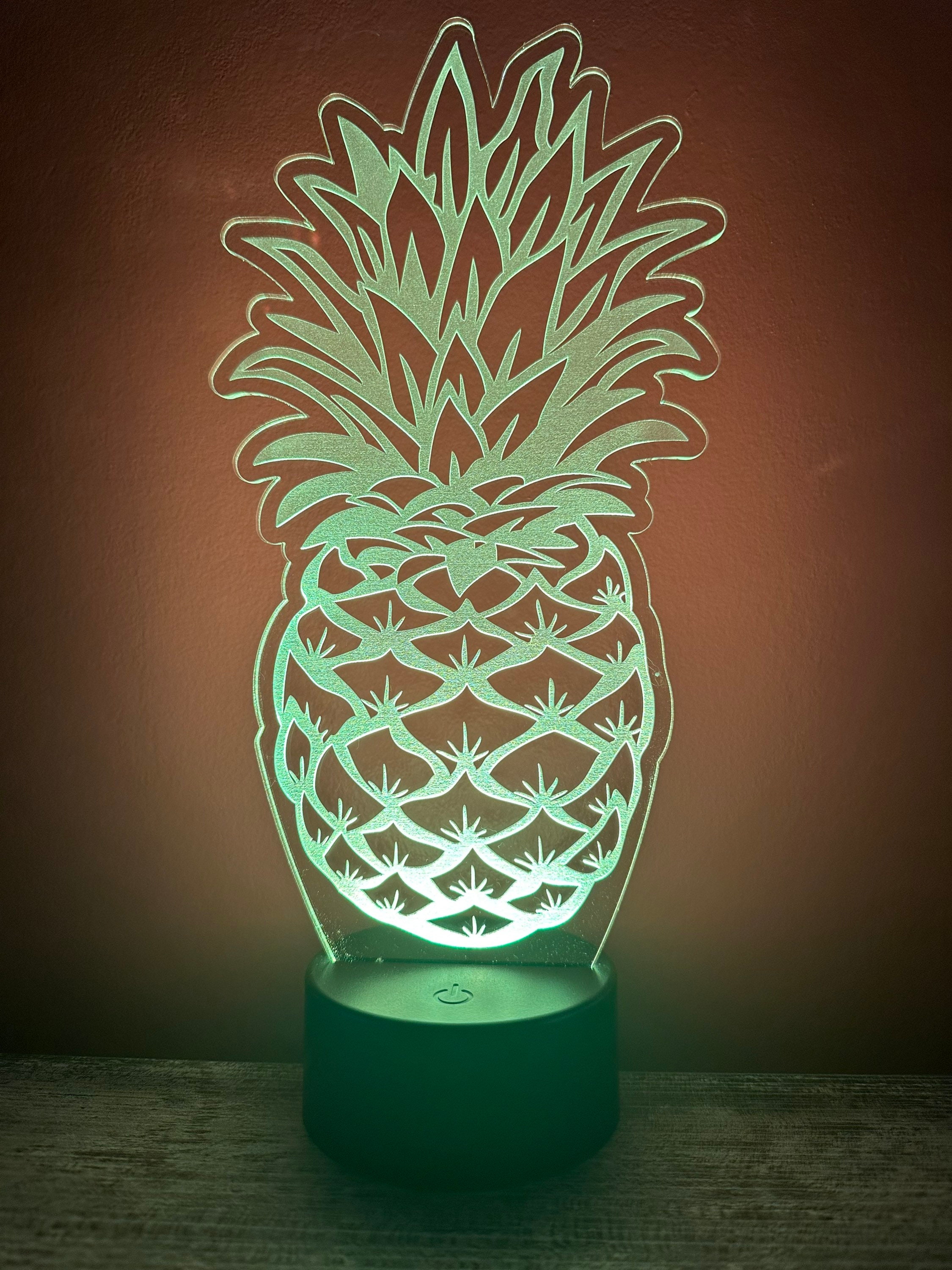 Pineapple Led Light Etsy UK