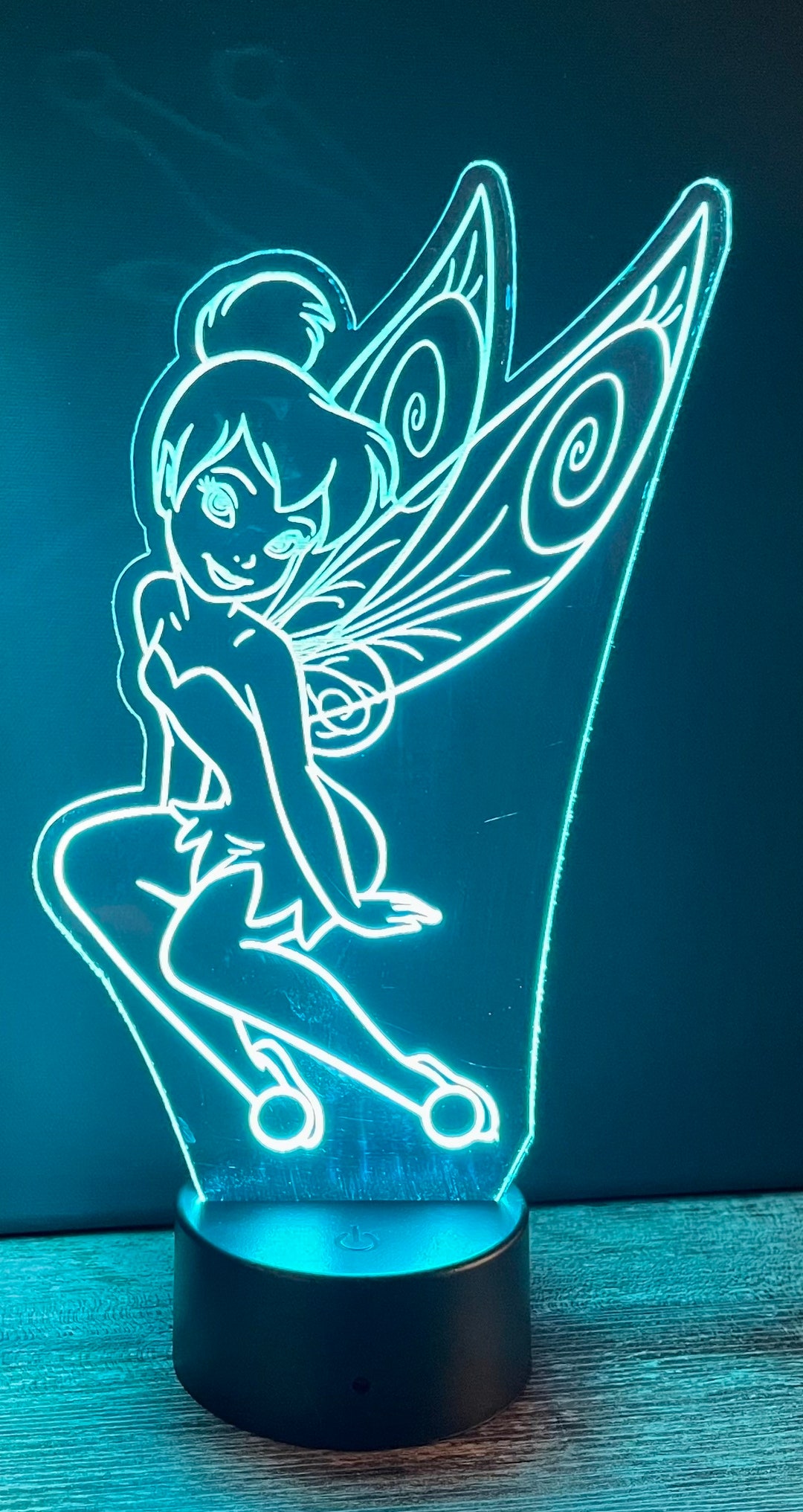Tinker Bell Night Light Etsy