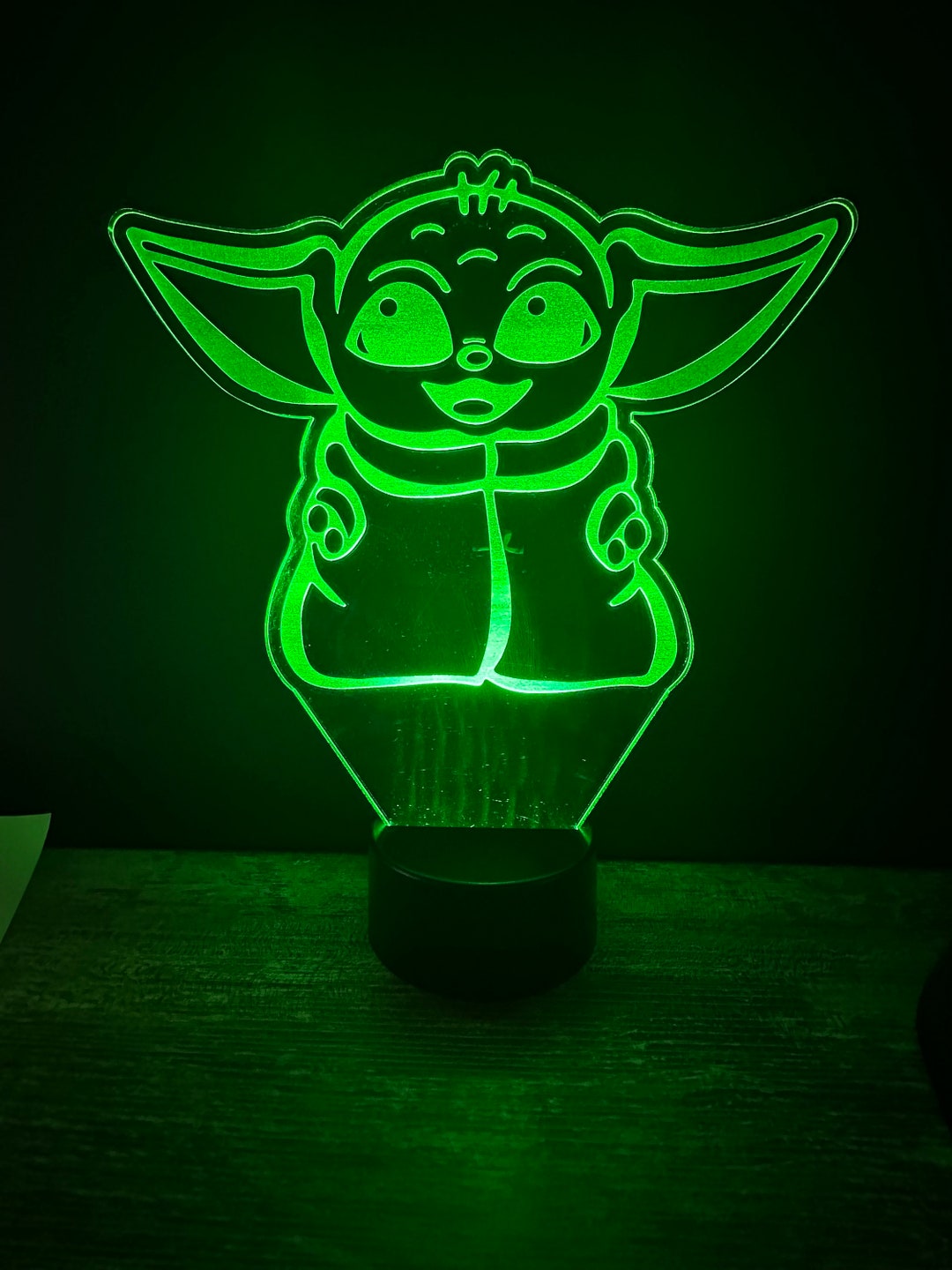 Baby Yoda LED Light - Etsy