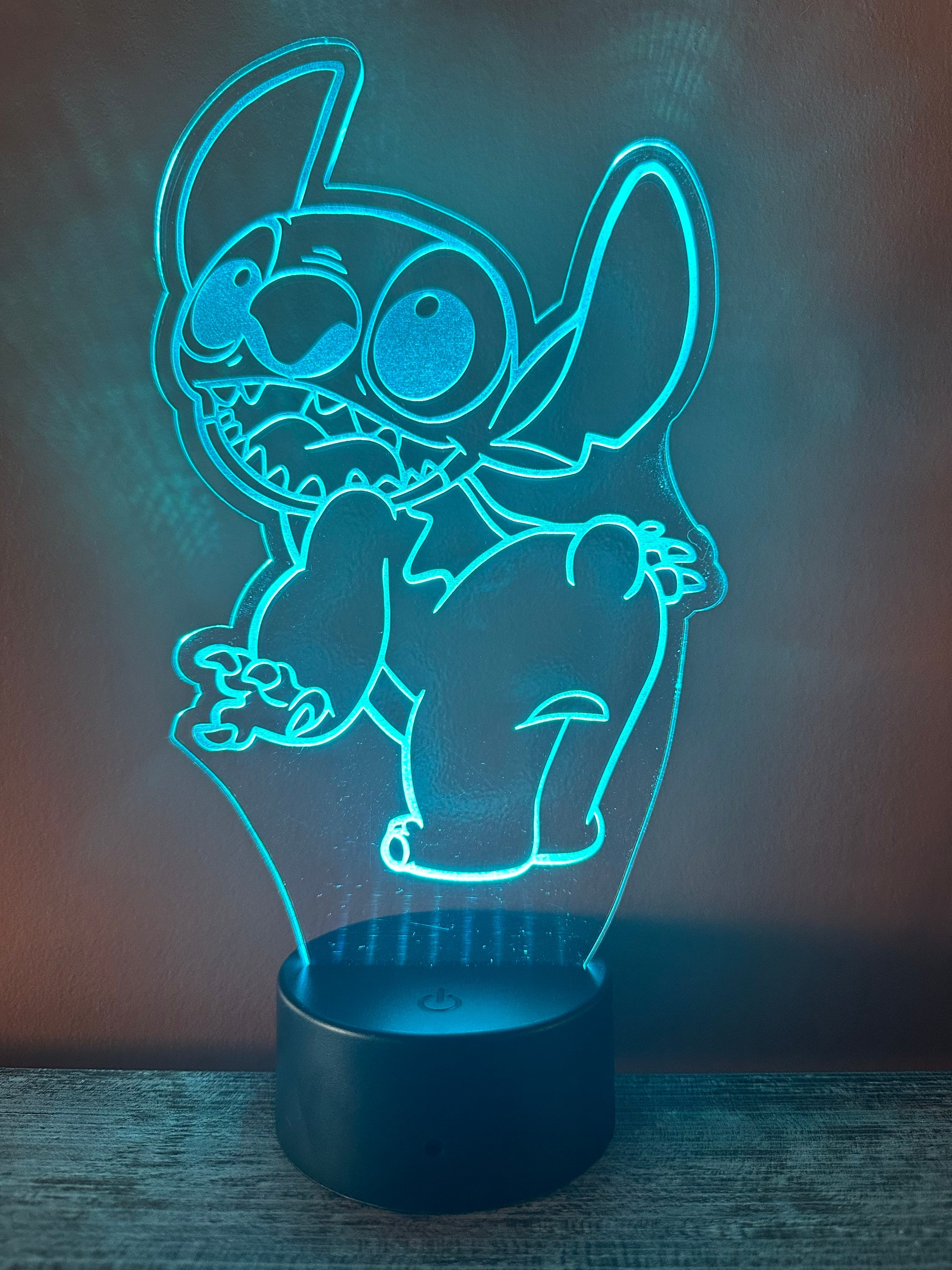 Stitch Gifts for Girls Stitch Lamp Lilo and Stitch Night Light with Remote  & Smart Touch 16 Colors Room Decor Bedside Lamp for Bedroom Boys Girls