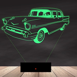 1957 Chevy Bel Air Customized LED light.