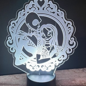 Jack and Sally Night Light