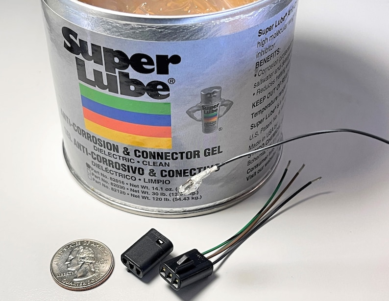 2 Replacement Plug Connectors for Dodge Ram Puddle or Courtesy Lamp