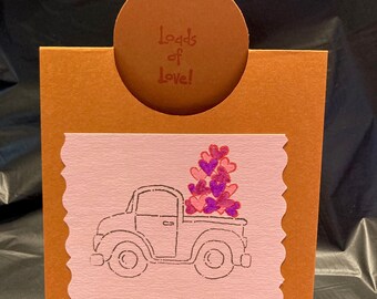 Handmade, Customizable Valentine's Day/Wedding/Anniversary/Sweetest Day Card - Pickup