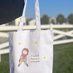 Little Miss Hijabee I Hijabee tote bags l tote bags