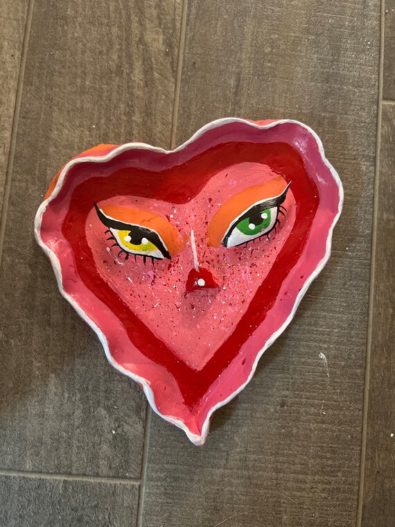 Heart Shaped Ashtray - Etsy