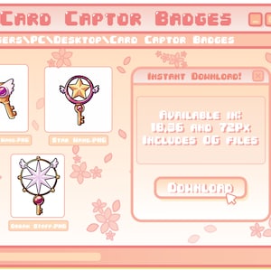 Badges Card Captor