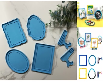 Photo Frame Silicone Mold | Coaster Mold | Home Decor Mold
