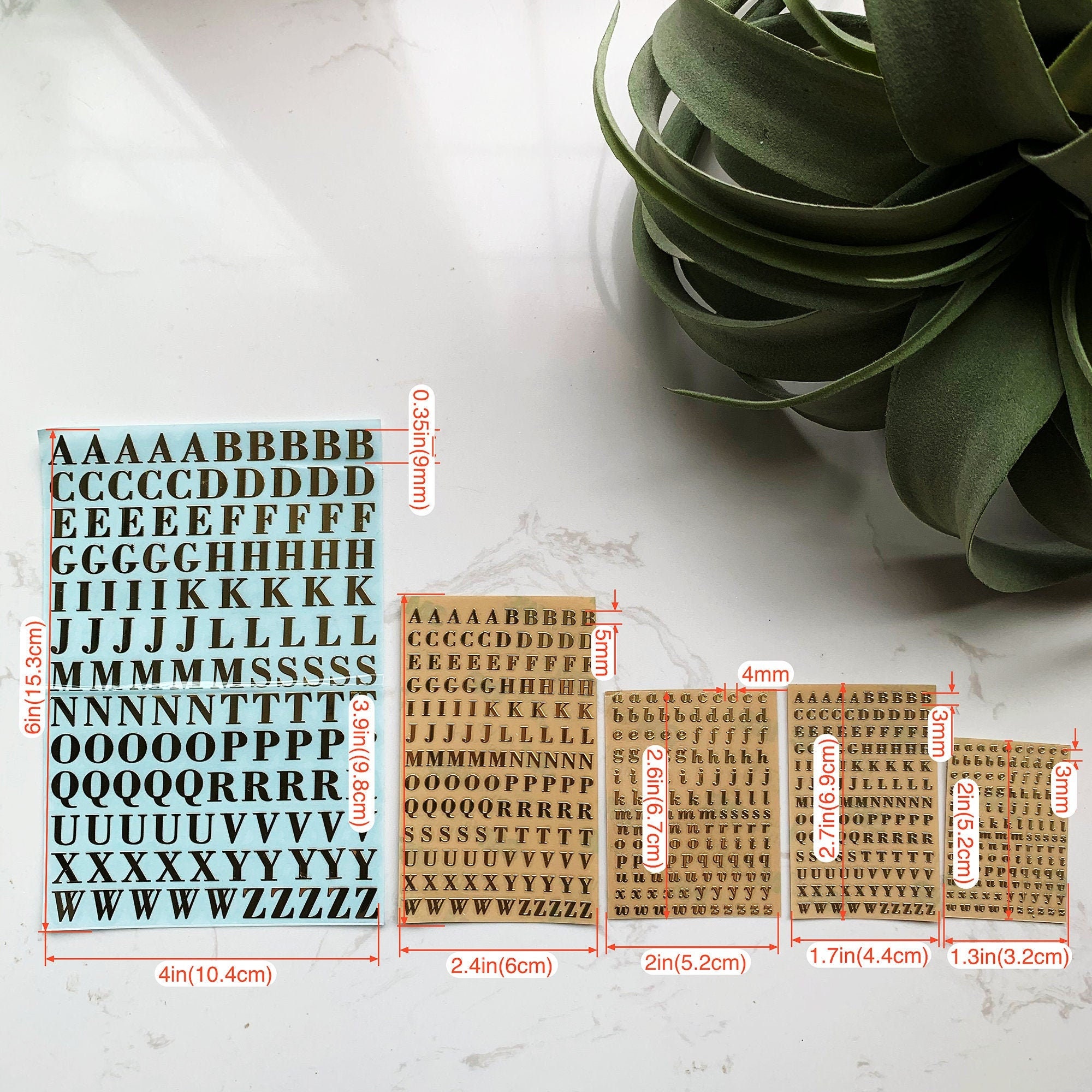 Small 26 Alphabet Letter Sticker | Letter Gold Stickers - Etsy