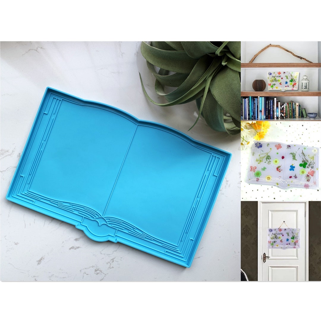 Book Resin Mold DIY Blank Photo Frame Mould Tray Mold Coaster Mold Etsy