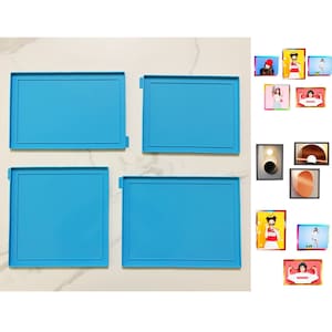 Photo Frame Silicone Mold | Wall Resin Art | Resin Coaster Mold