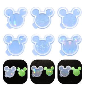 Mickey Mouse Resin Molds, Resin Keychain Mold, Resin Necklace Mold, Mickey  Resin Mold, Kawaii Resin Mold, Resin Mickey Mold, Keychain Mold 