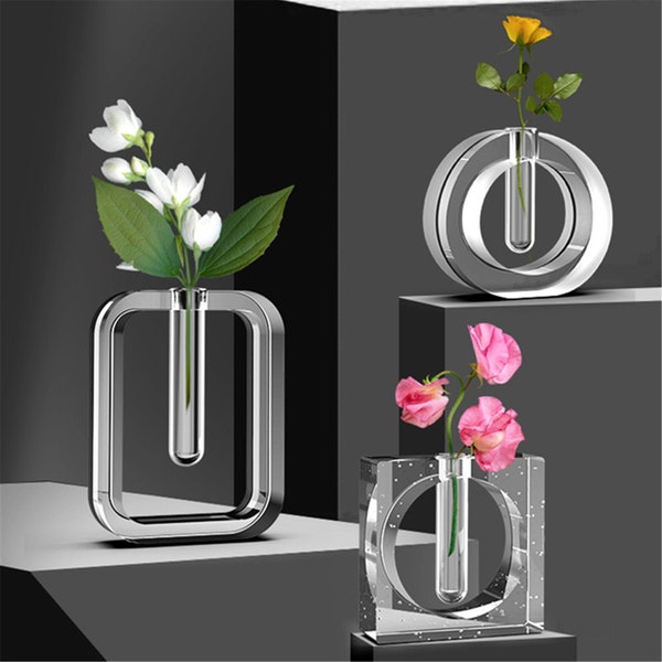 Test Tube Vase Resin Molds | Single Stem Vase Mold | Propagation Stand Mold