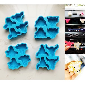Highland Cow Mold | Car Freshie Mold | Car Scent Mold | Baking Mold