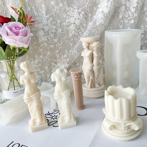3D Venus Candle Resin Mold | Goddess Aroma Candle Mold | Soap mold